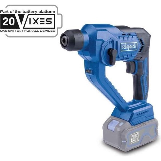 Perforateur sans fil SCHEPPACH C-RHD130-X, 20V, 1.3J, 6000 bpm, SDS-Plus, Sans batterie ni chargeur