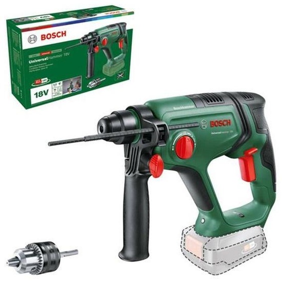 Perforateur sans fil UniversalHammer 18V - BOSCH VERT - sans batterie, ni chargeur - mandrin auto serran - 06039D6001