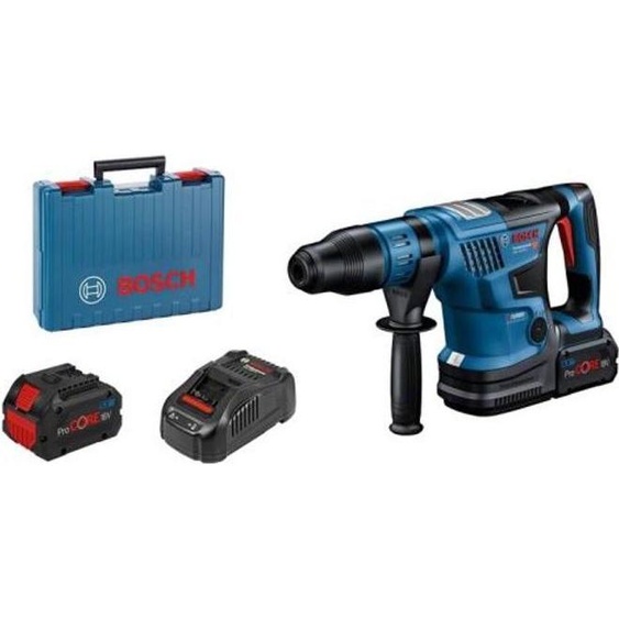 Perforateur SDS-Max Bosch Professional Biturbo 18V-36C GBH, 7J, 2 batteries Procore 5,5Ah, chargeur, Coffret