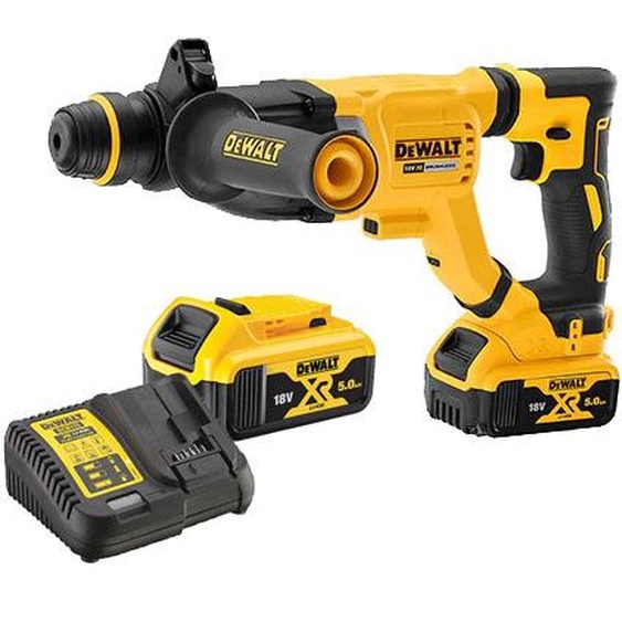 Perforateur SDS Plus 18 V Brushless XR 3J + 1 batterie XR 5 Ah + chargeur + coffret DEWALT DCH263P1-QW