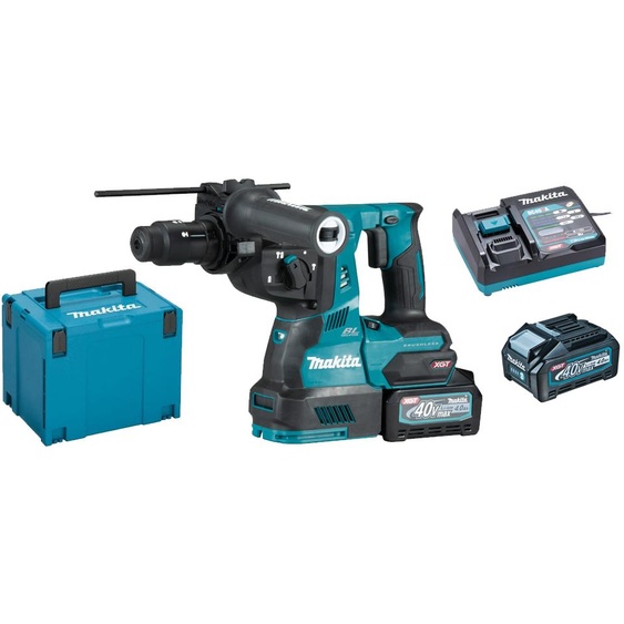 Perforateur SDS Plus 40 V + 2 batteries XGT 4 Ah + chargeur + coffret MAKPAC MAKITA HR004GM201