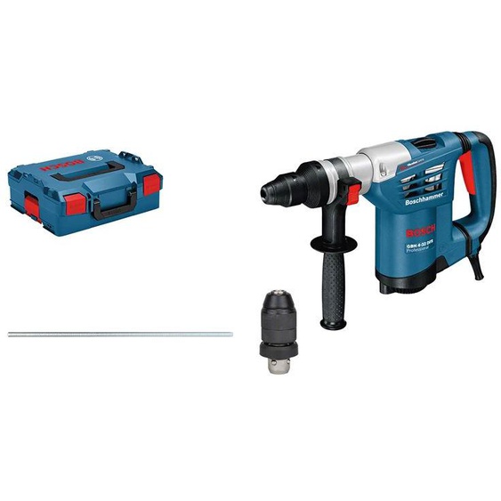 Perforateur SDS Plus 900W GBH 4-32 DFR + accessoires en coffret L-BOXX - BOSCH - 0611332104