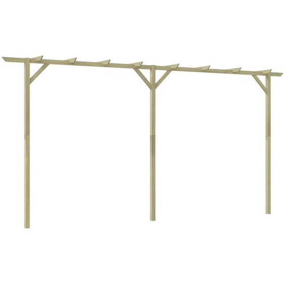 Pergola de jardin 410 x 40 x 203 cm Bois