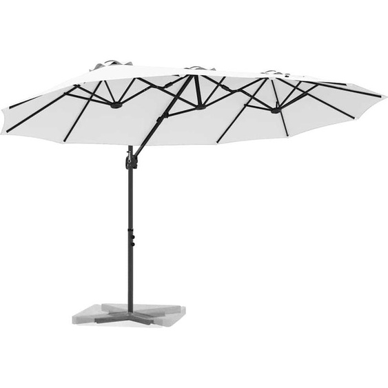 Parasol Sable 372 x 198 x 243 cm Polyester et Aluminium