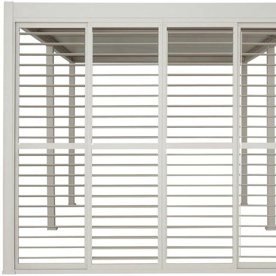 Persienne coulissante EVORA Argile Pour Côté 3 m - 2,7 x 2,3 Aluminium traité époxy Hespéride