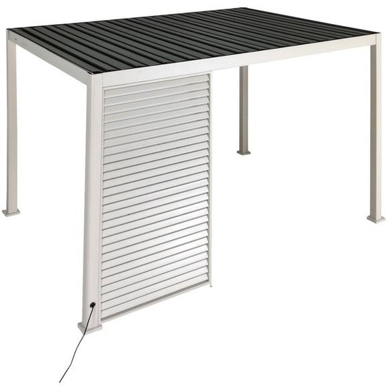 Persienne fixe EVORA Argile Pour Côté 4 m - 1/3 1,2 x 2,3 Aluminium traité époxy Hespéride