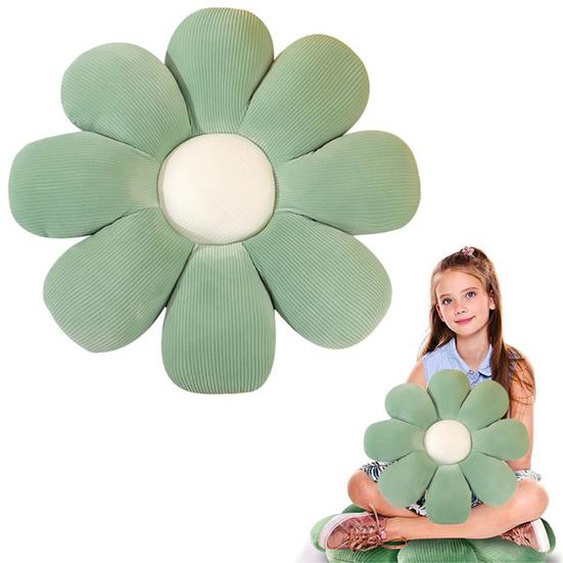 Pétale Coussin Petit coussin à motif de marguerite Coussin pour ordinateur de bureau Coussin de tatami de tournesol