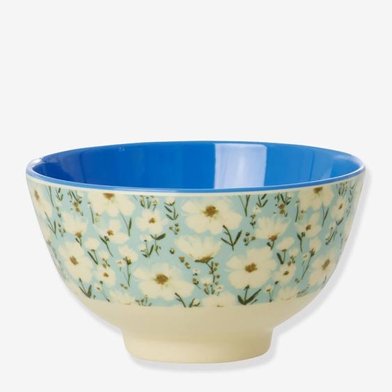 Petit bol en mélamine SUMMER BLOOM rice 300 ml bleu ciel