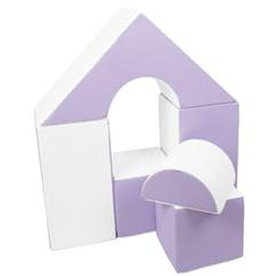 Petit Château - Lot de 11 blocs mousse lilas