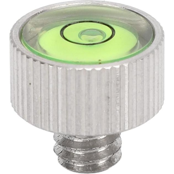Petit niveau à bulle pour montage à filetage 1/4, acier inoxydable, Camera Spirit, DSLR, cage-rig sans miroir, poignée supérieure