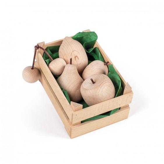 Petite Cagette Fruits Bois Naturel Beige