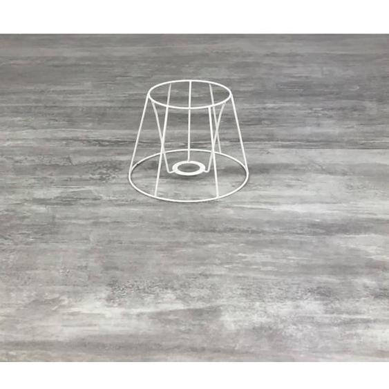 Carcasse Abat-Jour - LEALOO - Tambour 15 cm - Epoxy Anticorrosion - E14 - 6 Branches