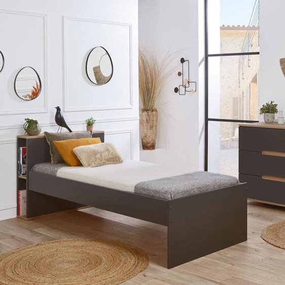 Petite Chambre Enfant Milor Anthracite /bois