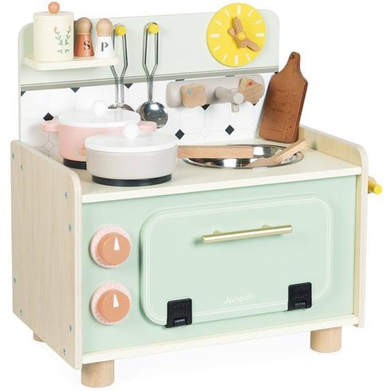 Petite Cuisine En Bois Fsc Kitchenette Vert