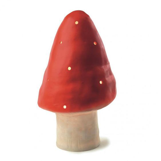Petite Lampe Veilleuse Champignon Rouge