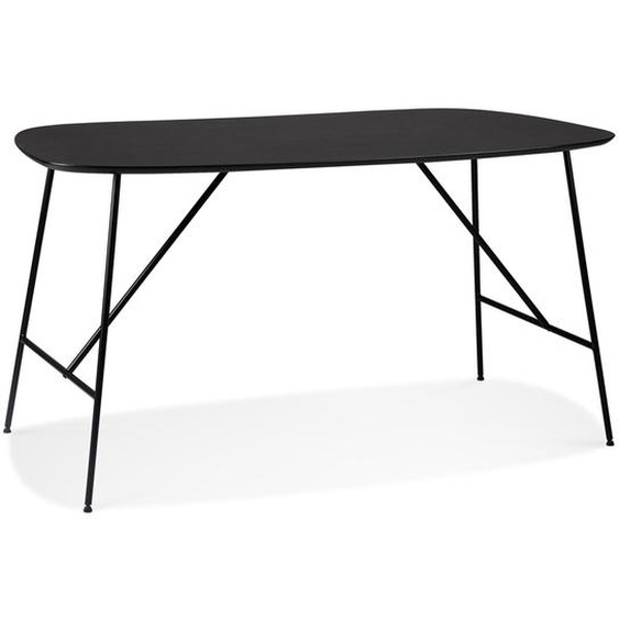 Petite table/bureau FIONA en bois finition Chêne noir
