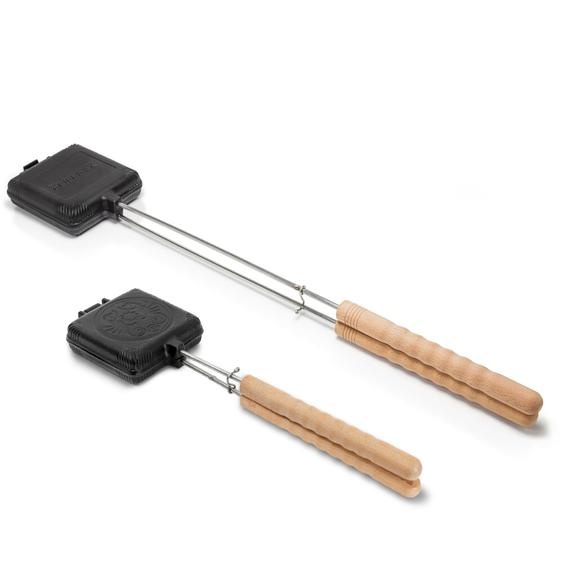 Petromax fer à sandwich en fonte avec barre à main 72,5 cm