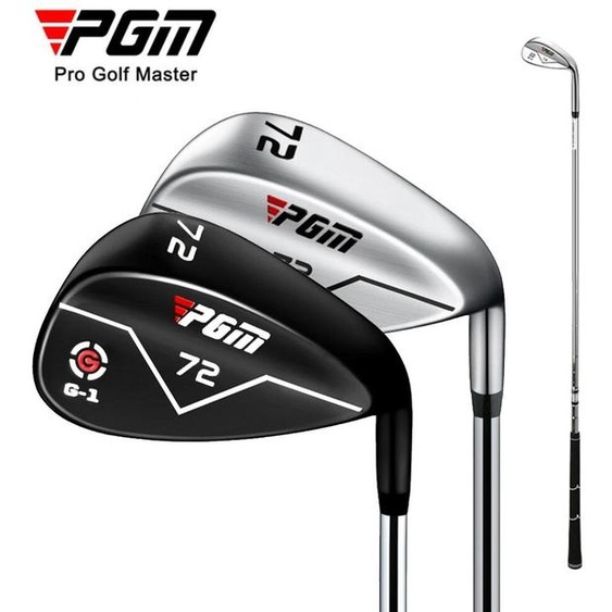 PGM Clubs de Golf pour hommes droitier Club de Golf pôle de sable fers en acier inoxydable cales 72 degrés CNC Texture fournitures de Golf SG007