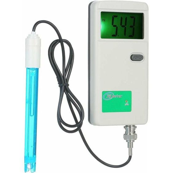 Ph-Metre Haute Precision Ph Testeur Portable Retro-Eclairage Affichage Testeur Qualite De LEau Potable Pour LEau De Laboratoire Hydroponique