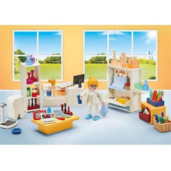 Pharmacie - PLAYMOBIL - 9858 - Aménagement complet - Détails réalistes - Pour enfants à partir de 4 ans