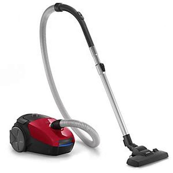 Philips Aspirateur avec sac Powergo - Rouge