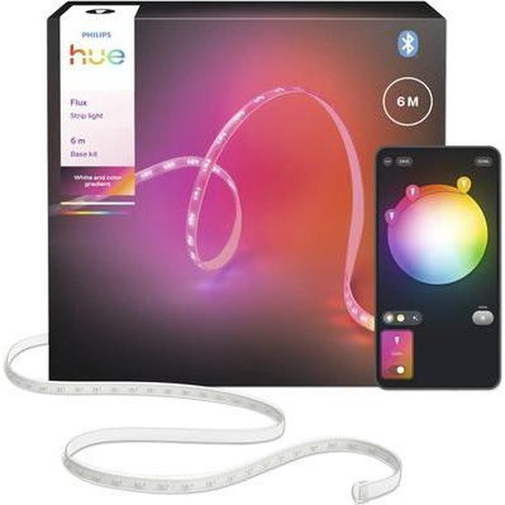 Philips Hue Flux Lightstrip 20W 2000 lm 2000- 6500 K RGBW Zigbee Bluetooth 6 m