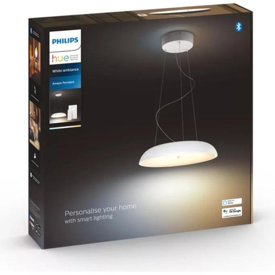 Philips Hue White Ambiance Amaze Suspension LED, interrupteur à variateur, 25W, 2900lm, 4000K, blanc (929003054801)