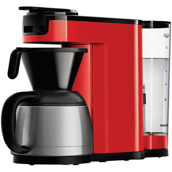 PHILIPS Machine à café dosettes et filtre Philips Switch rouge