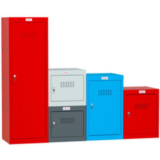 PHOENIX Casier cubique CL0544, serrure à clé, rouge