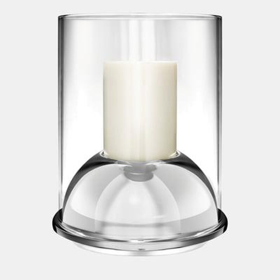 Photophore en verre et en acier - OH DE CHRISTOFLE