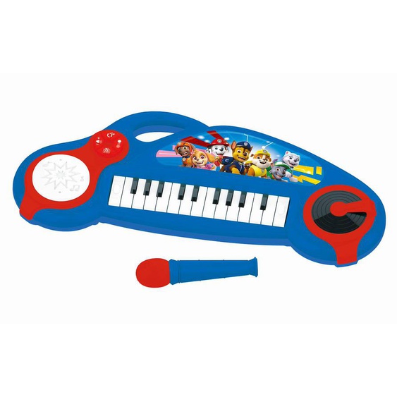Piano Électronique La Pat Patrouille Avec Effets Lumineux Et Microphone Bleu