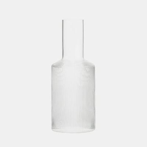 Pichet en verre strié - 1l