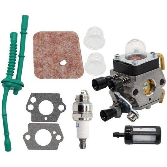 Pièce de rechange : carburateur pour tondeuse à gazon, avec kit de tuyaux de carburateur et filtre à air