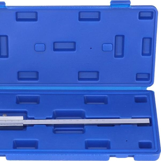 Pied à coulisse en acier à haute teneur en carbone, outil de mesure pour le travail des métaux, précision 0,02 mm, plage de mesure 0-200 mm