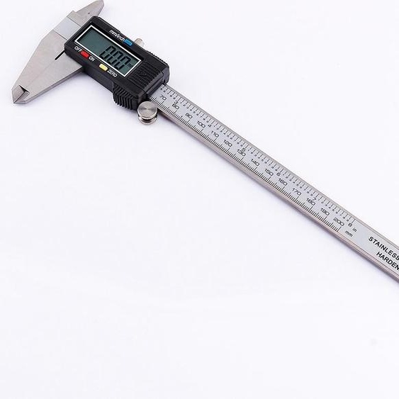 Pied à coulisse numérique LCD 0-200 mm en acier inoxydable, appareil de mesure électronique