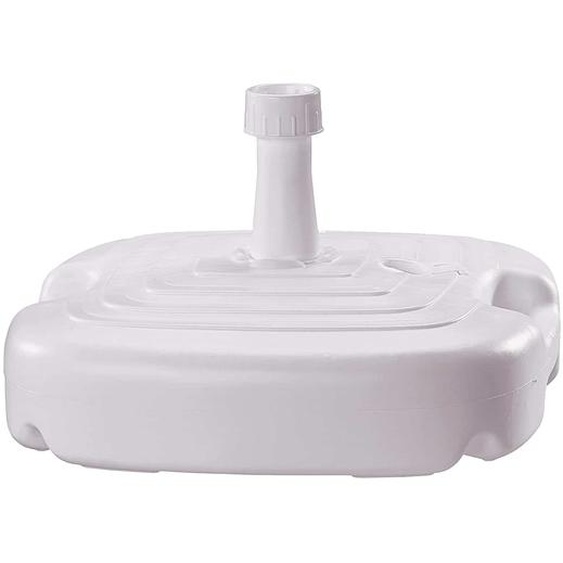 Pied de parasol de jardin rechargeable Chillvert, capacité 17 litres, avec roulettes