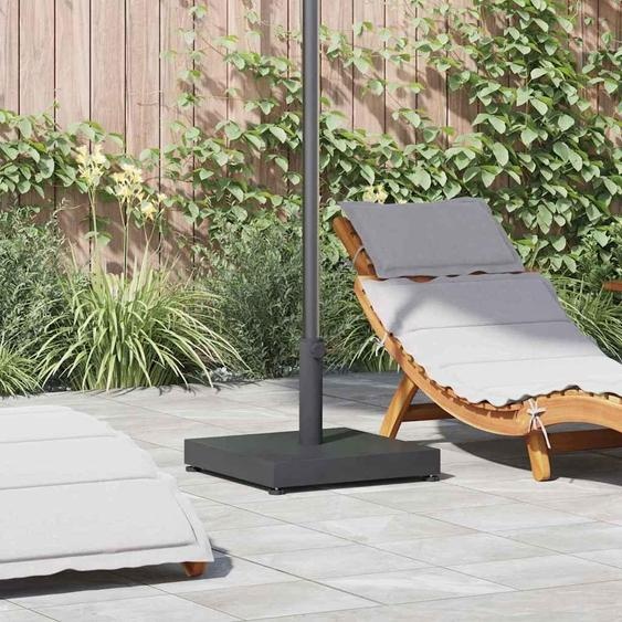Pied de parasol dextérieur Réglable Gris foncé