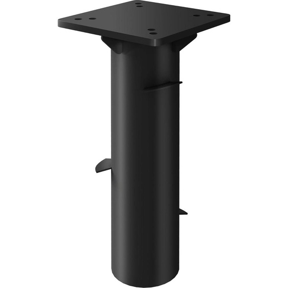 Pied de parasol en béton, pied de parasol carré, porte-parapluie, pied pour parasol 113/92 mm, poids du parasol pour balcon, terrasse, jardin, gris foncé