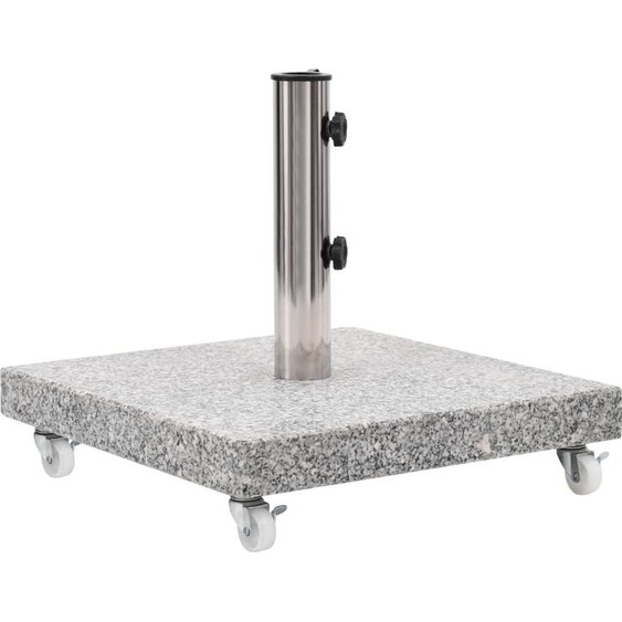 Socle de parasol Granite 30 kg Carré Gris