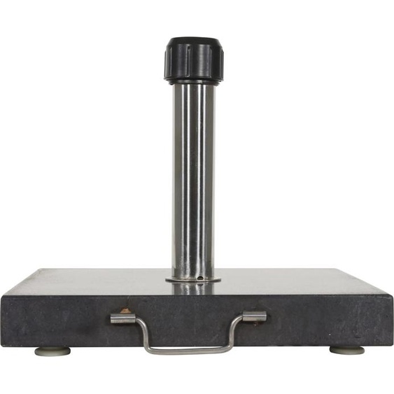 Pied de parasol Granit Carré - 45x45cm - 27KG - Anthracite