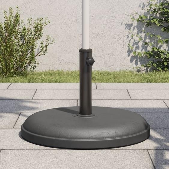 Pied de parasol Ø32/35/38 mm Mât 25 kg Rond