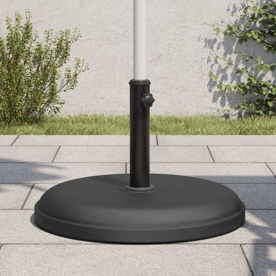 Pied de parasol Ø32/35/38 mm Mât 25 kg Rond