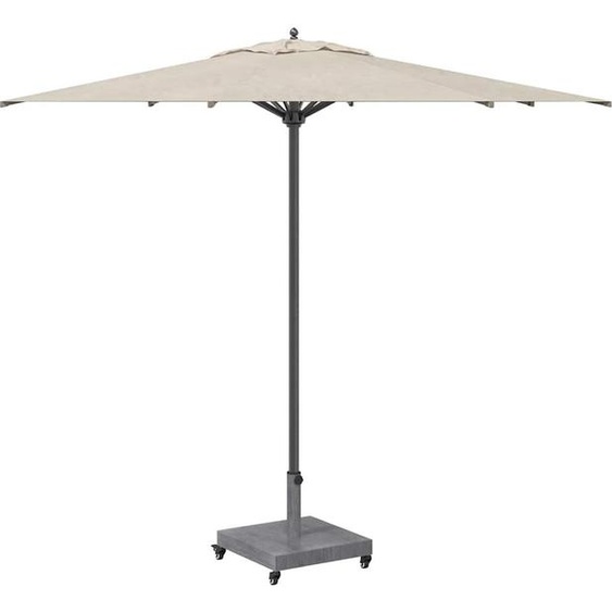 Pied de parasol pour lextérieur Gris foncé aspect bois