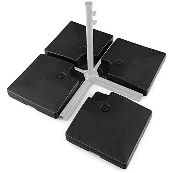 Pied de parasol remplissable pour un soutien stable