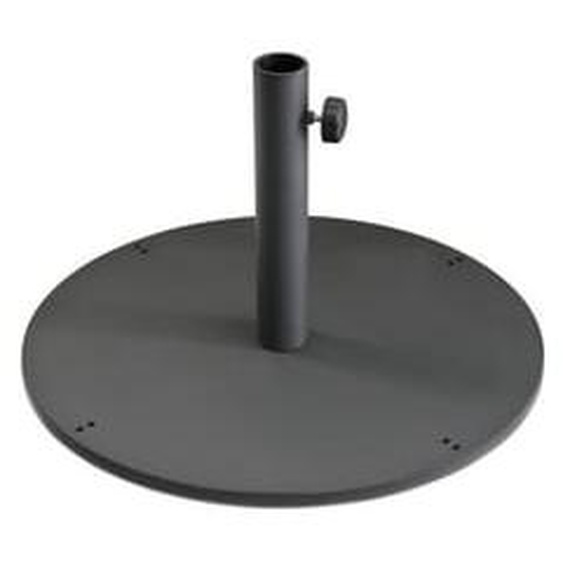 Pied de parasol rond - Shade - fer ancien - ø/Hauteur 62 x 1 cm