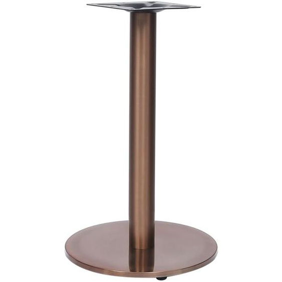 Pied de table de bistro doré Ø45x72 cm acier inoxydable