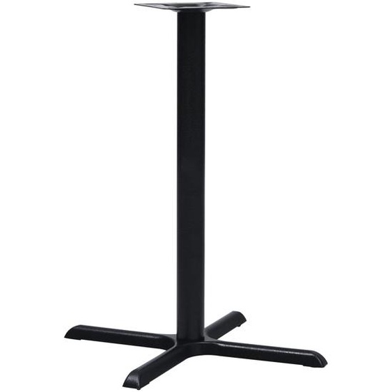 Pied de table de bistro Noir 76x76x107 cm Fonte