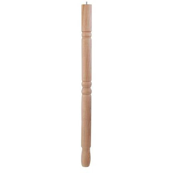 Pied de table haute bois cylindrique H900 mm x D68 mm
