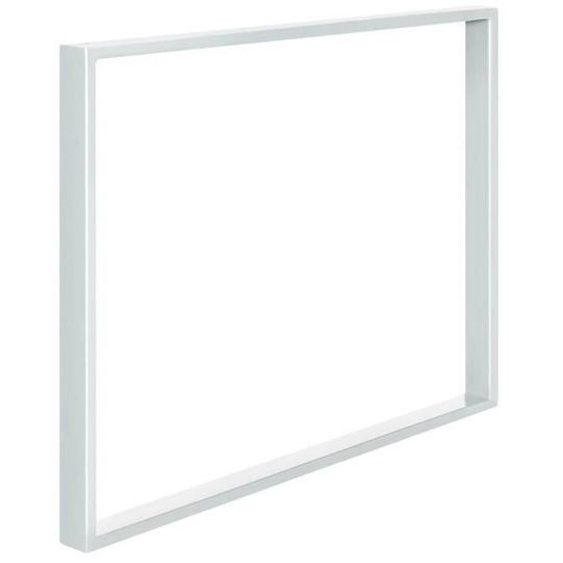 Pied de Table HOLZBRINK - BLANC - Style Industriel - 60x20mm - 100x72cm