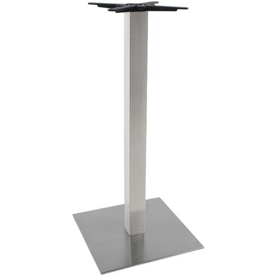 Pied de table KARO 110 en acier brossé